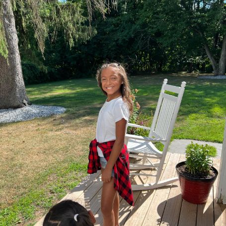 Avielle Janelle Hernandez posing for a photo shoot.